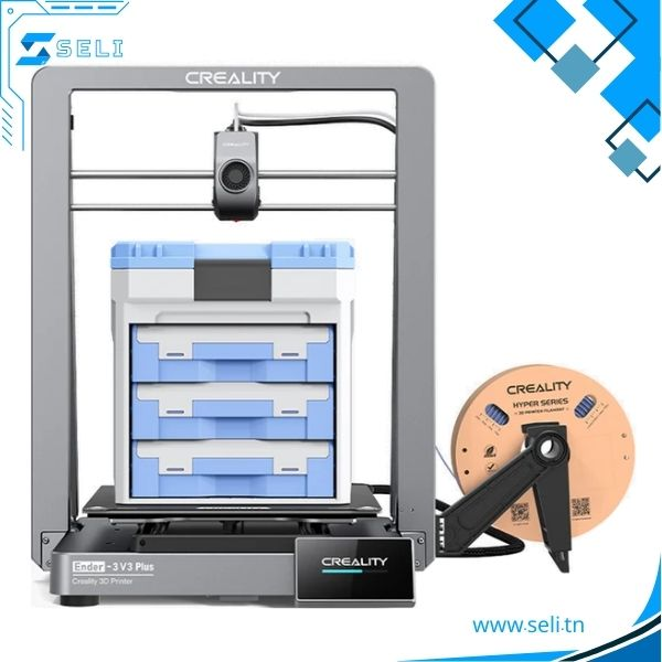 IMPRIMANTE 3D CREALITY ENDER-3 V3 PLUS 410X445X577mm 600MM/S 1001020562.Arduino tunisie