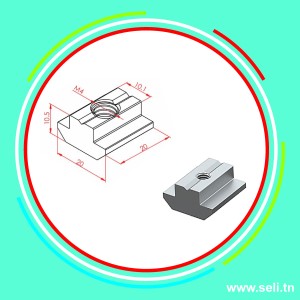 ECROU TASSAUD LOURD T M4 - R10    .Arduino tunisie