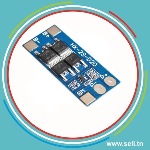 MODULE CHARGEUR PCB BMS AVEC BALANCE 8A MAX 7.4V 8.4V POUR BATTERIE LITHIUM 18650.Arduino tunisie