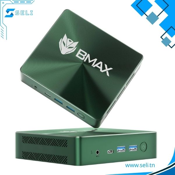 MINI PC DE BUREAU BMAX B6 PLUS I3 10E GEN 12GO 512GO SSD - VERT .Arduino tunisie