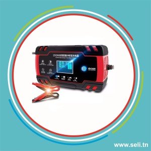 CHARGEUR BATTERIE INTELLIGENT 3 ETAPES ZYX-J30 24V 4A-12V 8A ROUGE.Arduino tunisie