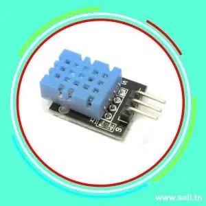 MODULE CAPTEUR DE TEMPERATURE ET HUMIDITE DHT11.Arduino tunisie