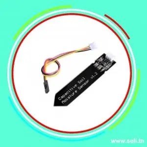 CAPTEUR CAPACITIF POUR HUMIDITE SOL  V1 .2  3.3-5.5V PH2.0-3P.Arduino tunisie