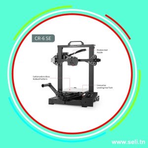 CR-6 SE IMPRIMANTE 3D CREALITY  DIM. IMP. 235X235X250MM.Arduino tunisie