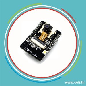 ESP32-CAM ESP32-S CP2102 CARTE DEVE  AVEC  MODULE CAMERA OV2640.Arduino tunisie