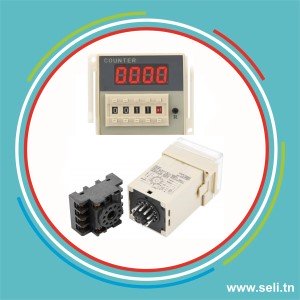 DH48S-2Z-24 TEMPORISATEUR COMPTEUR NUMERIQUE MULTIFONCTION  SORTIE RELAIS ALIMENTATION 24VAC/VDC.Arduino tunisie