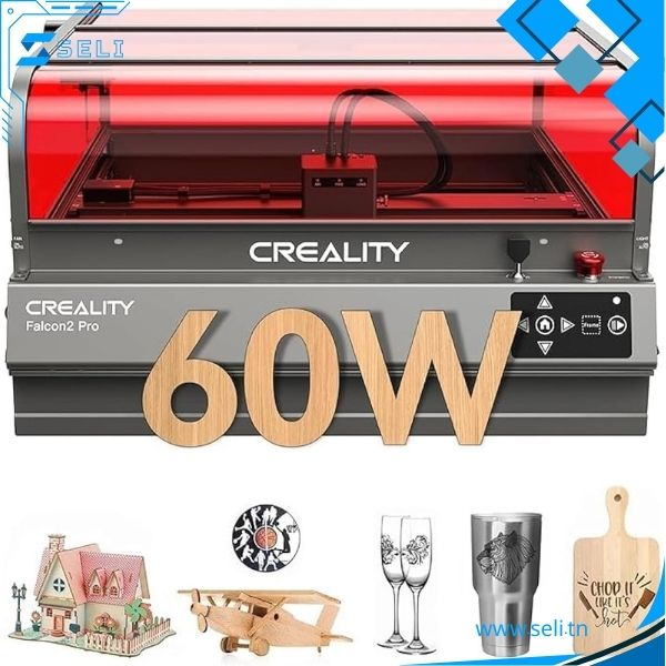 MACHINE DE GRAVURE LASER CREALITY FALCON 2 PRO 60W 1005010178.Arduino tunisie