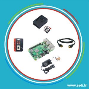 KIT RASPBERRY PI3 - 1G MODEL B+ .Arduino tunisie