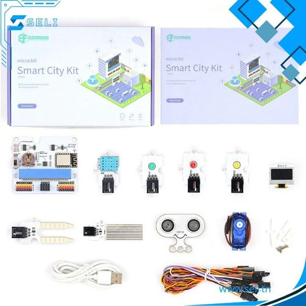 KIT SMART CITY D ELECFREAKS POUR CARTE MICRO:BIT EF08252 .Arduino tunisie