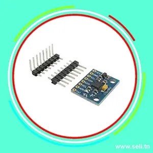 MPU6050  GY-521 ACCELEROMETRE ET GYROSCOPE 3 AXES.Arduino tunisie