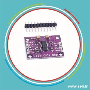 CJMCU-711 HX711MODULE AMPLIFICATEUR DE PRECISION AVEC CONVERTISSEUR A/N  24BIT.Arduino tunisie