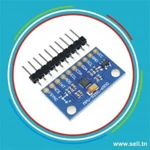 MPU6500 ACCELEROMETRE ET GYROSCOPE 6 AXES IIC I2C SPI .Arduino tunisie