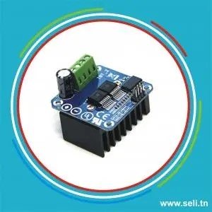 BTS7960 IBT-2H PILOTE MOTEUR DC HAUTE PUISSANCE 43A.Arduino tunisie