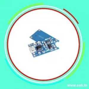 MODULE DE CHARGE MICRO USB AVEC PROTECTION 5V 1A POUR BATTERIE 18650.Arduino tunisie