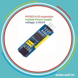 PCF8574T MODULE I2C POUR CLAVIER- PCB BLEU.Arduino tunisie