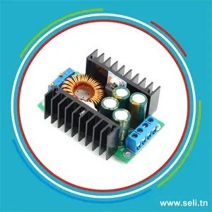 XL4016 MODULE D ALIMENTATION REGLABLE ABAISSEUR CONVERTISSEUR DE 5-40V A 1 .2-35V MAX 9A- P=300W.Arduino tunisie