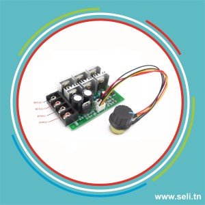 MODULE CONTROLEUR REGULATEUR DE VITESSE DU MOTEUR ELECTRIQUE PWM 40A 12-48V 2000W.Arduino tunisie