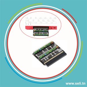 ADAPTATEUR DOUBLE GPIO POUR RASPBERRY PI 400 18995.Arduino tunisie