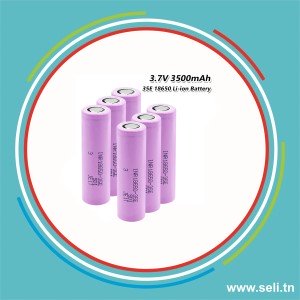 PILE LI-ION RECHARGEABLE 3500MAH 3.7-4.2V INR18650-35E.Arduino tunisie