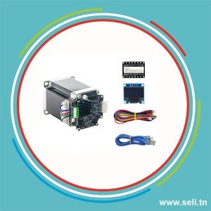 KIT MKS SERVO57A NEMA23 SERVO MOTOR PAP A BOUCLE FERMEE AVEC ADAPTATEUR.Arduino tunisie