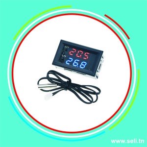 THERMOSTAT NUMERIQUE POUR INCUBATEUR 12VDC W1209WK AFF ROUGE-BLEU.Arduino tunisie