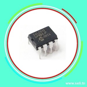 24LC512-I/P 24LC512-I/P DIP8 EEPROME.Arduino tunisie