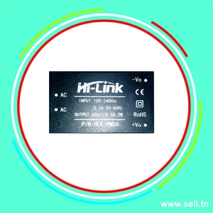 HLK-PM06 MODULE ALIMENTATION ISOLE 220VAC-6VDC 3W.Arduino tunisie