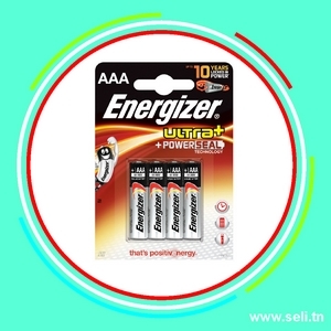 PACK 4 PILES ENERGIZER 1,5V AAA LR3.Arduino tunisie