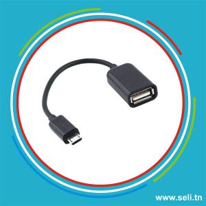 CABLE OTG MICRO USB S-K07.Arduino tunisie