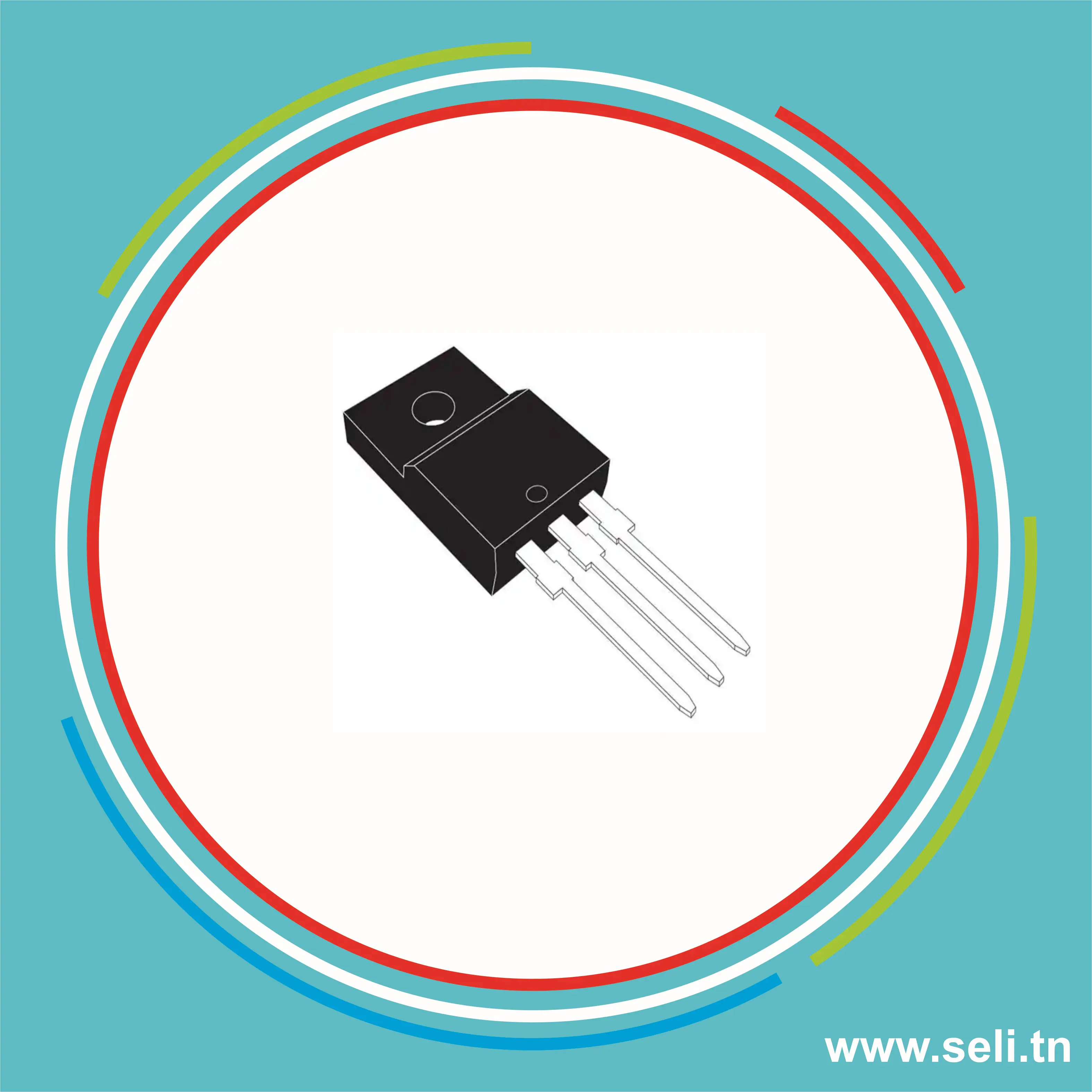 FQPF5N60C MOSFET N-CHANNEL QFET 600V - 4.5A - 2.5OHM.Arduino tunisie