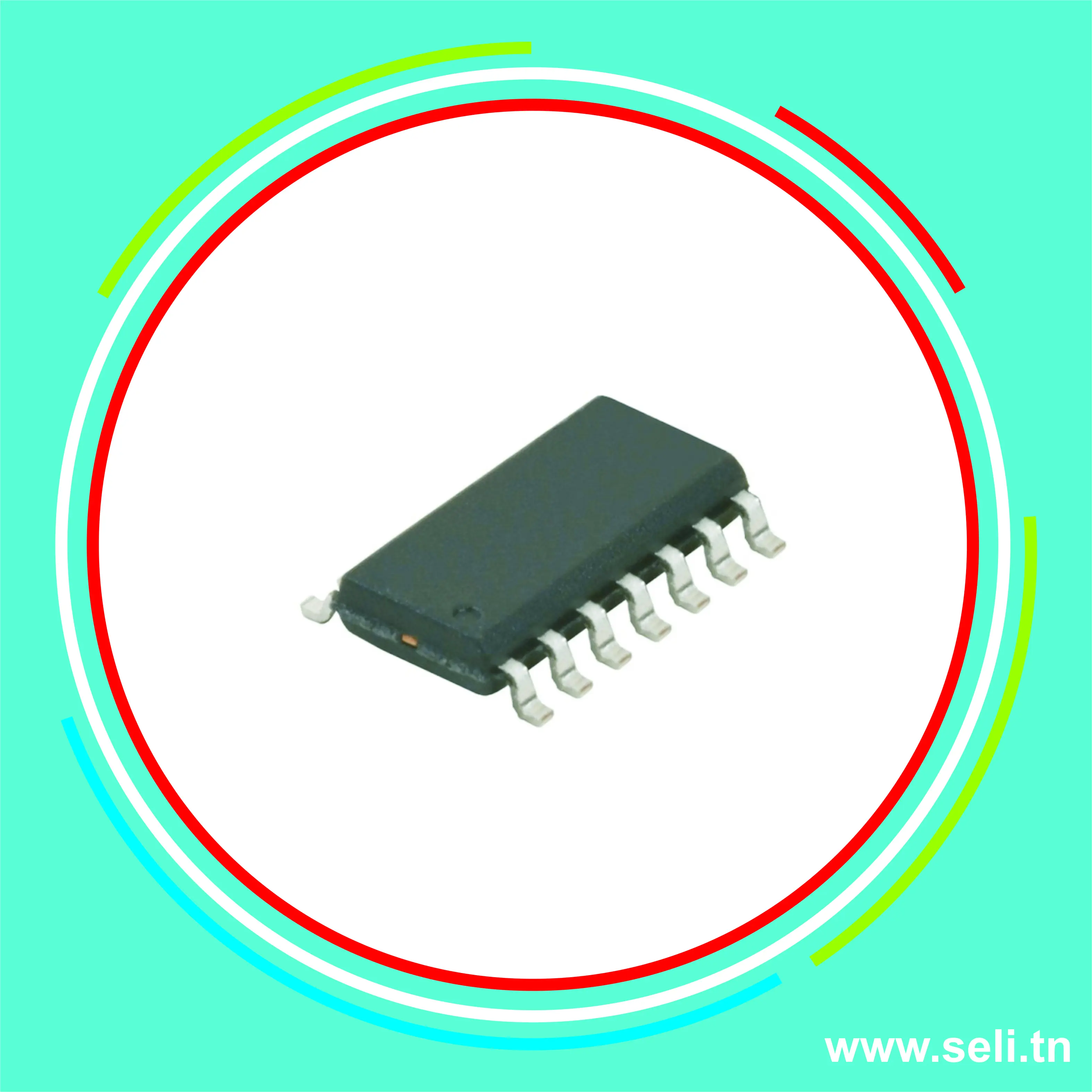 SN7407DR 7407 LOGIC CHIP SOP14 R.Arduino tunisie