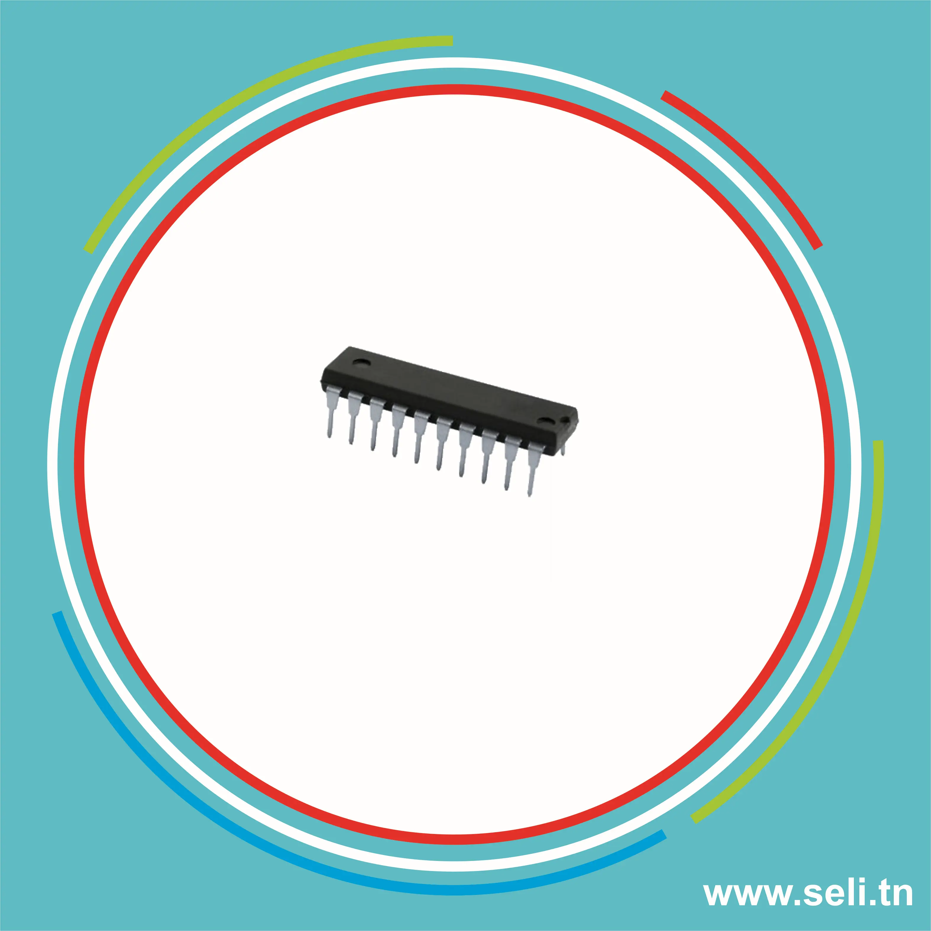 SN74HC244N CIRCUIT TAMPONT DIP20.Arduino tunisie