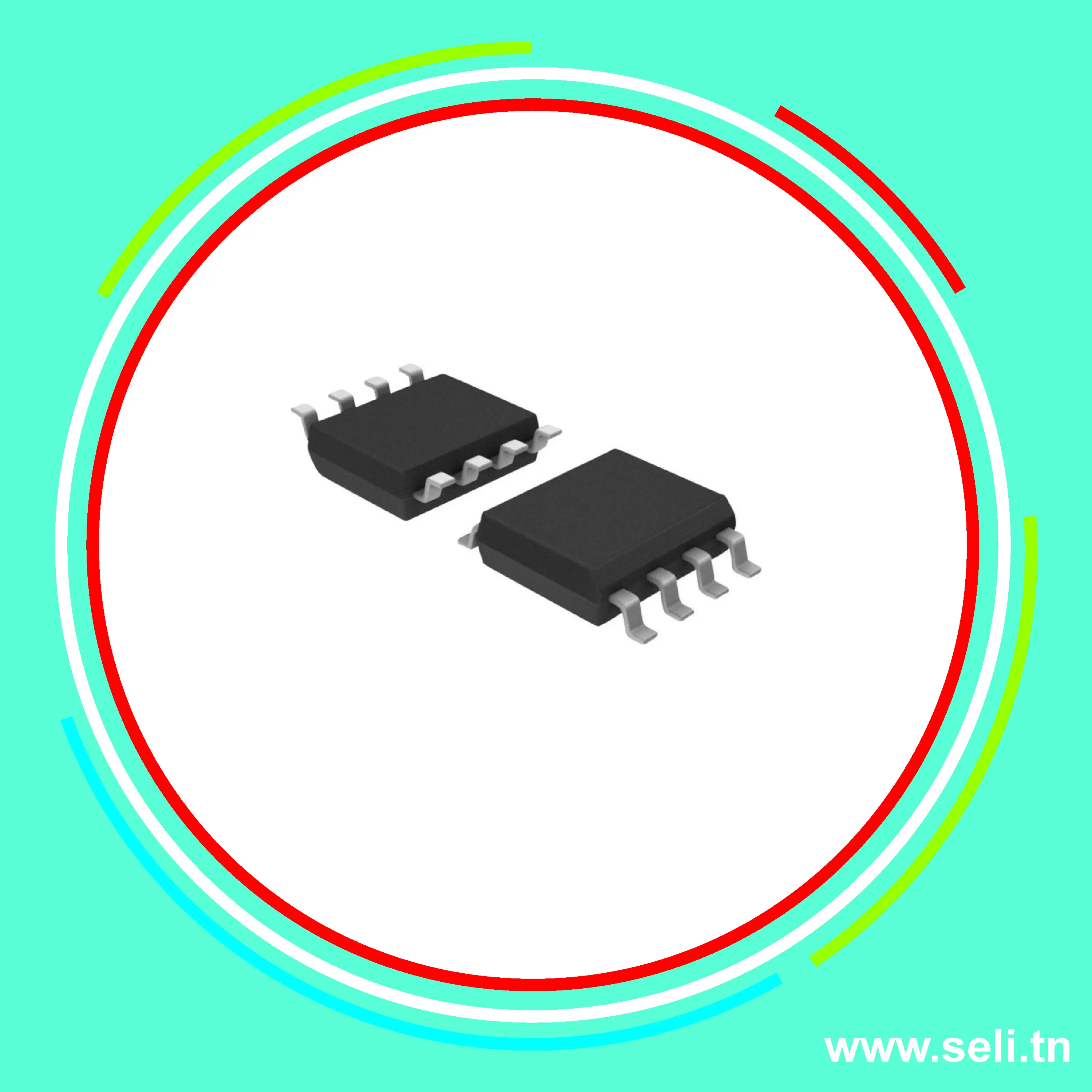 93C46-SMD EEPROM SOP8.Arduino tunisie