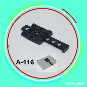 A-116 SUPPORT PLASTIQUE  RAIL DIN POUR PCB .Arduino tunisie