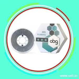 ABG FILAMENT 1KG RoHS  1.75 MM PLA GRIS 1KG.Arduino tunisie