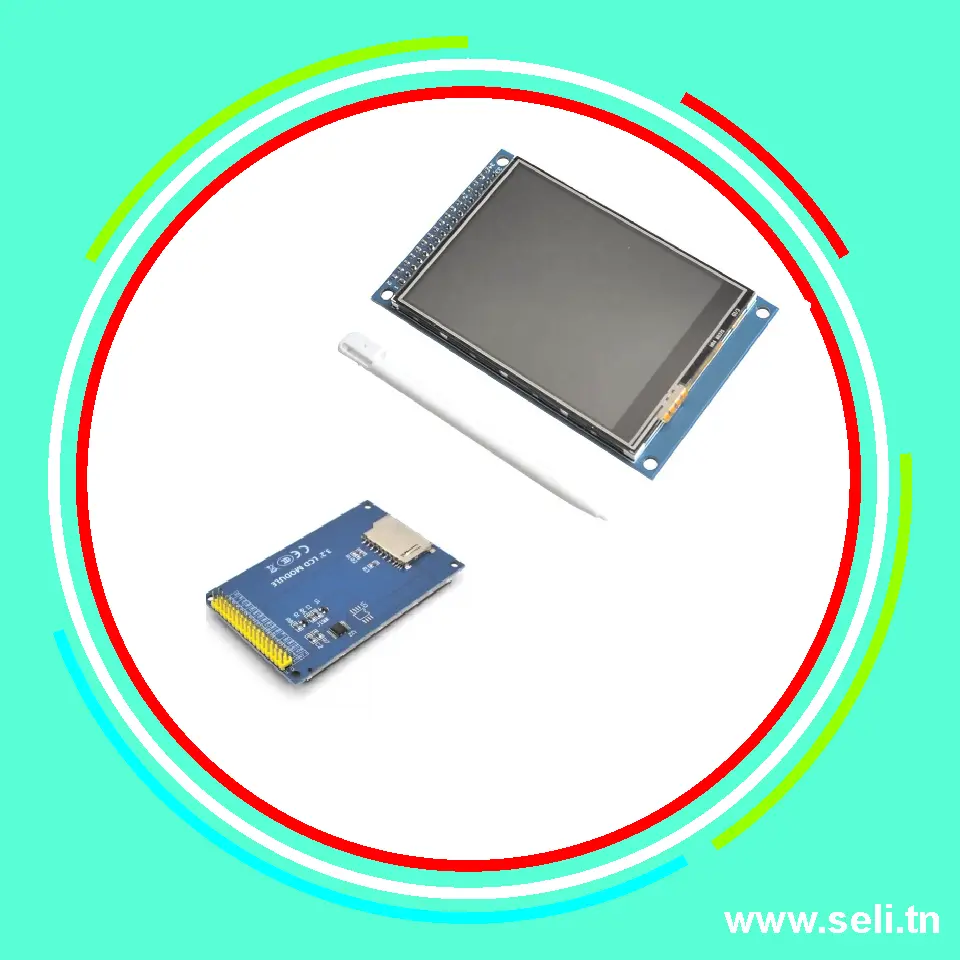 3.2 ECRAN TACTILE COMPATIBLE UNO ET MEGA Ultra HD 320X240 ILI9341.Arduino tunisie