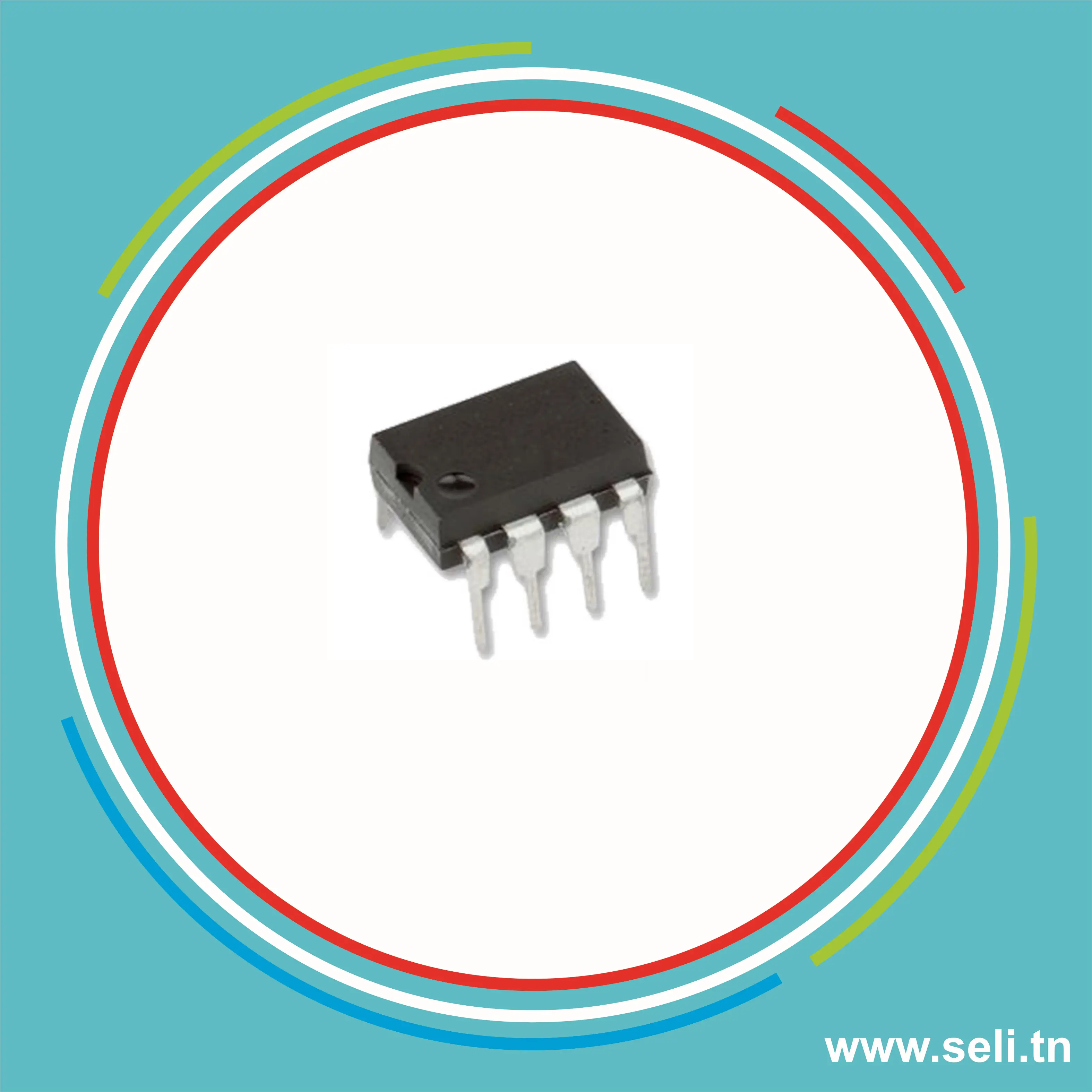 ATTINY85-20PU DIP8 CIRCUIT PROGRAMMABLE.Arduino tunisie