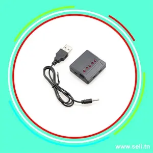 CHARGEUR USB  LIPO 1S 5IN1 4.2V 500MA.Arduino tunisie