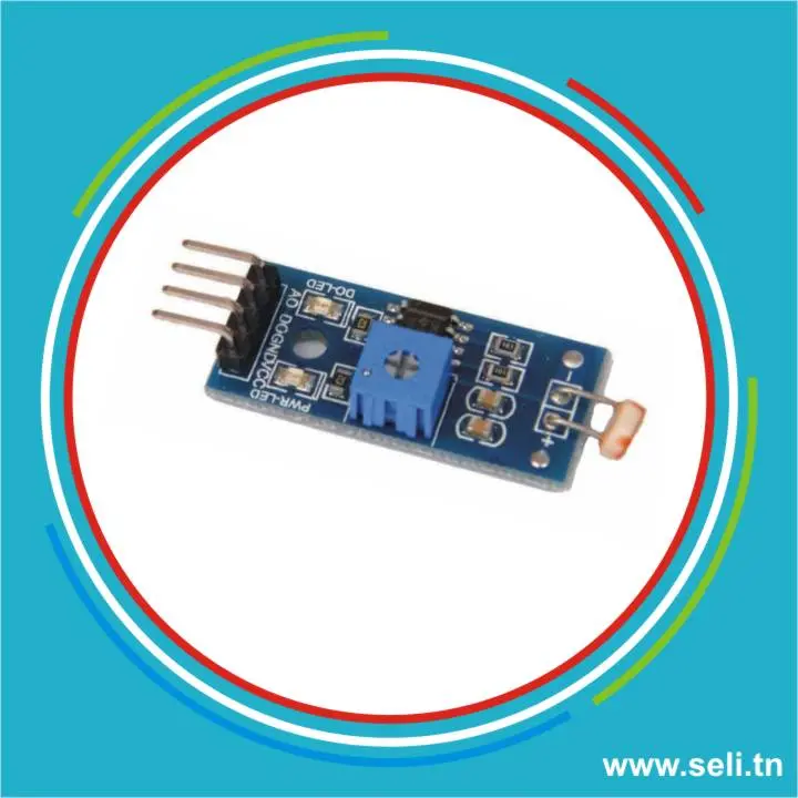 MODULE CAPTEUR PHOTORESISTANCE LDR 4P.Arduino tunisie