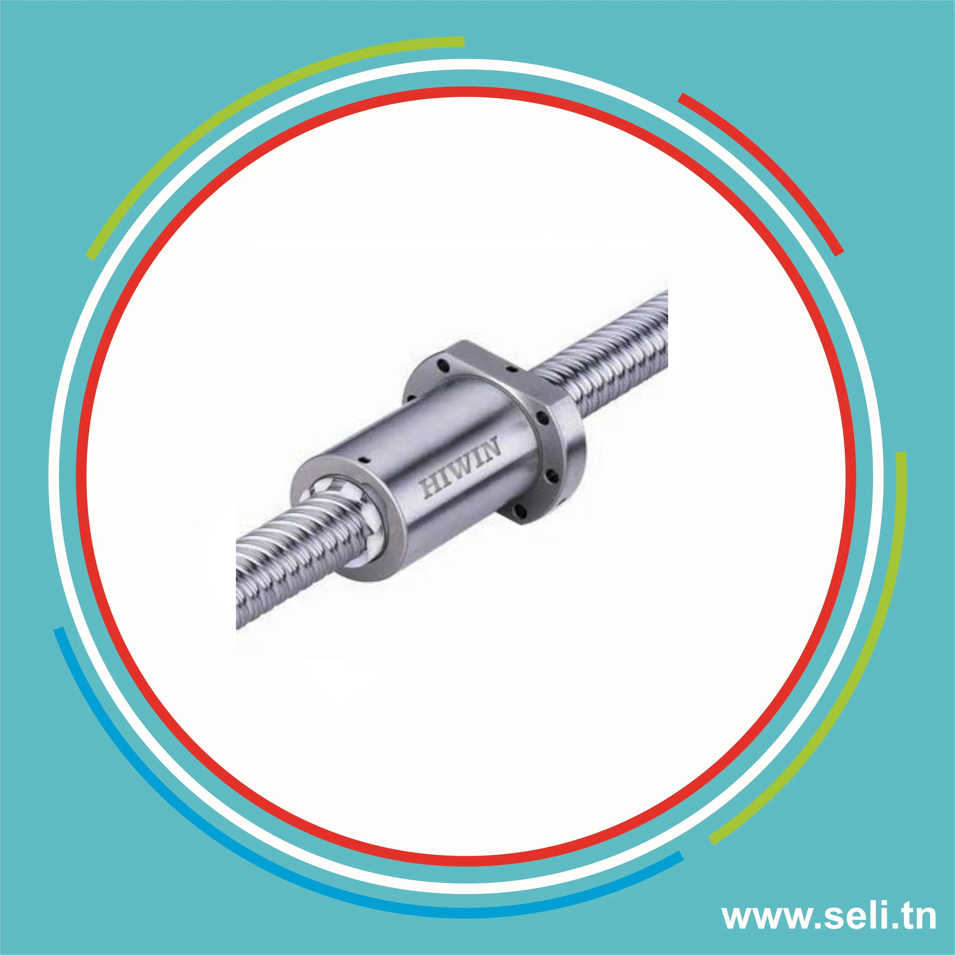 R20-5T3 FSI VIS A BILLE DIAMETRE 20 + ECROU L=500 MM   MARQUE HIWIN.Arduino tunisie