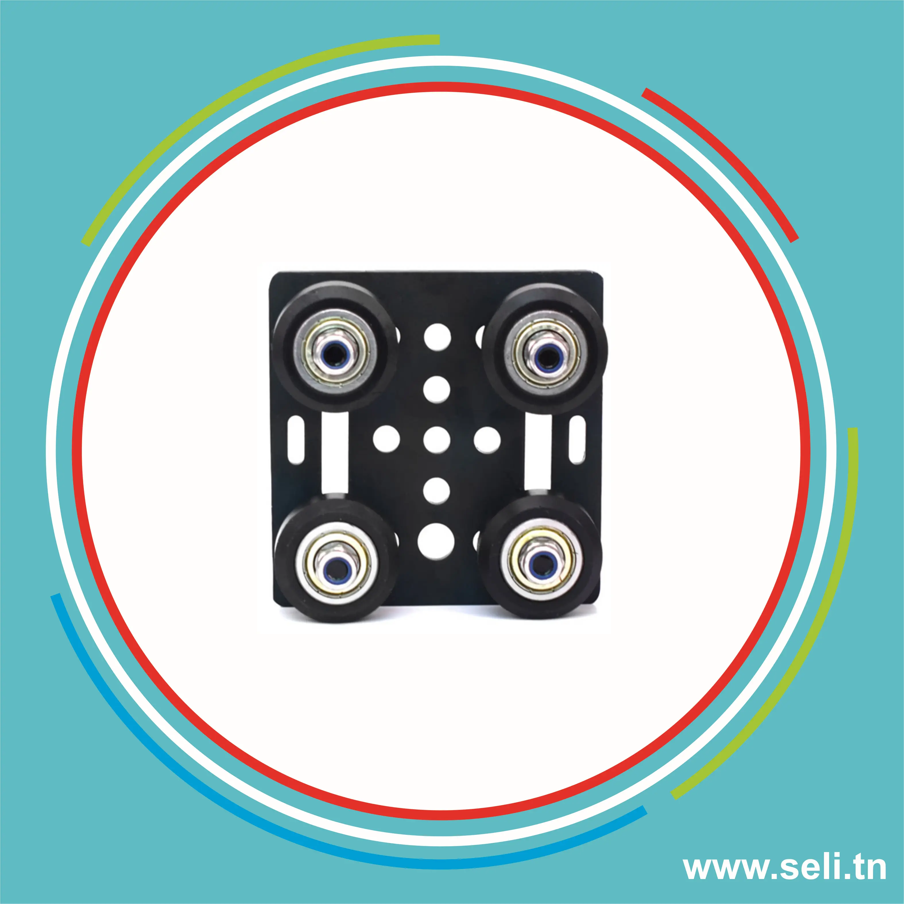 PORTIQUE PLAT SLOT V POUR PROFILE 2020 4 GALETS.Arduino tunisie