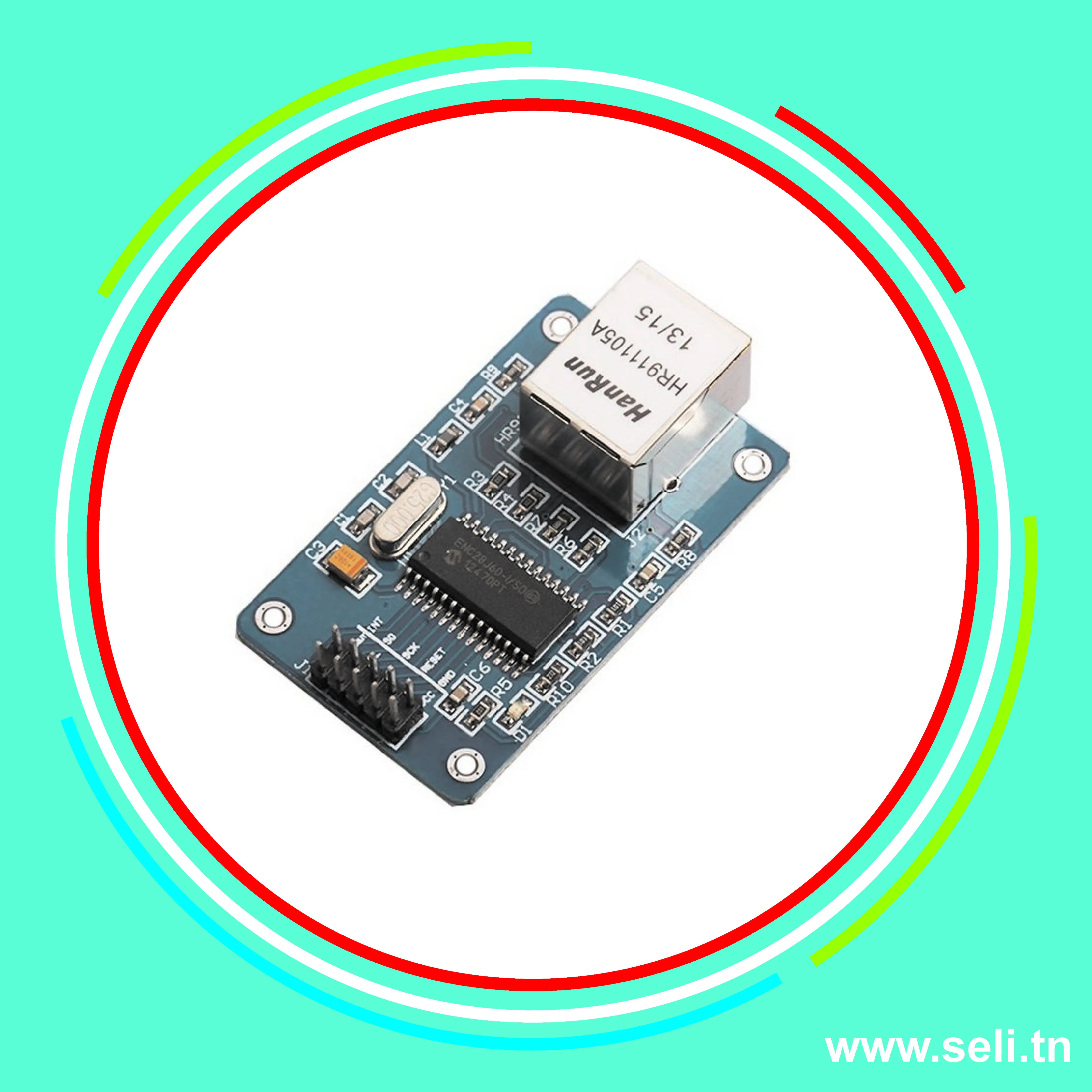 ENC28J60 MODULE ETHERNET.Arduino tunisie