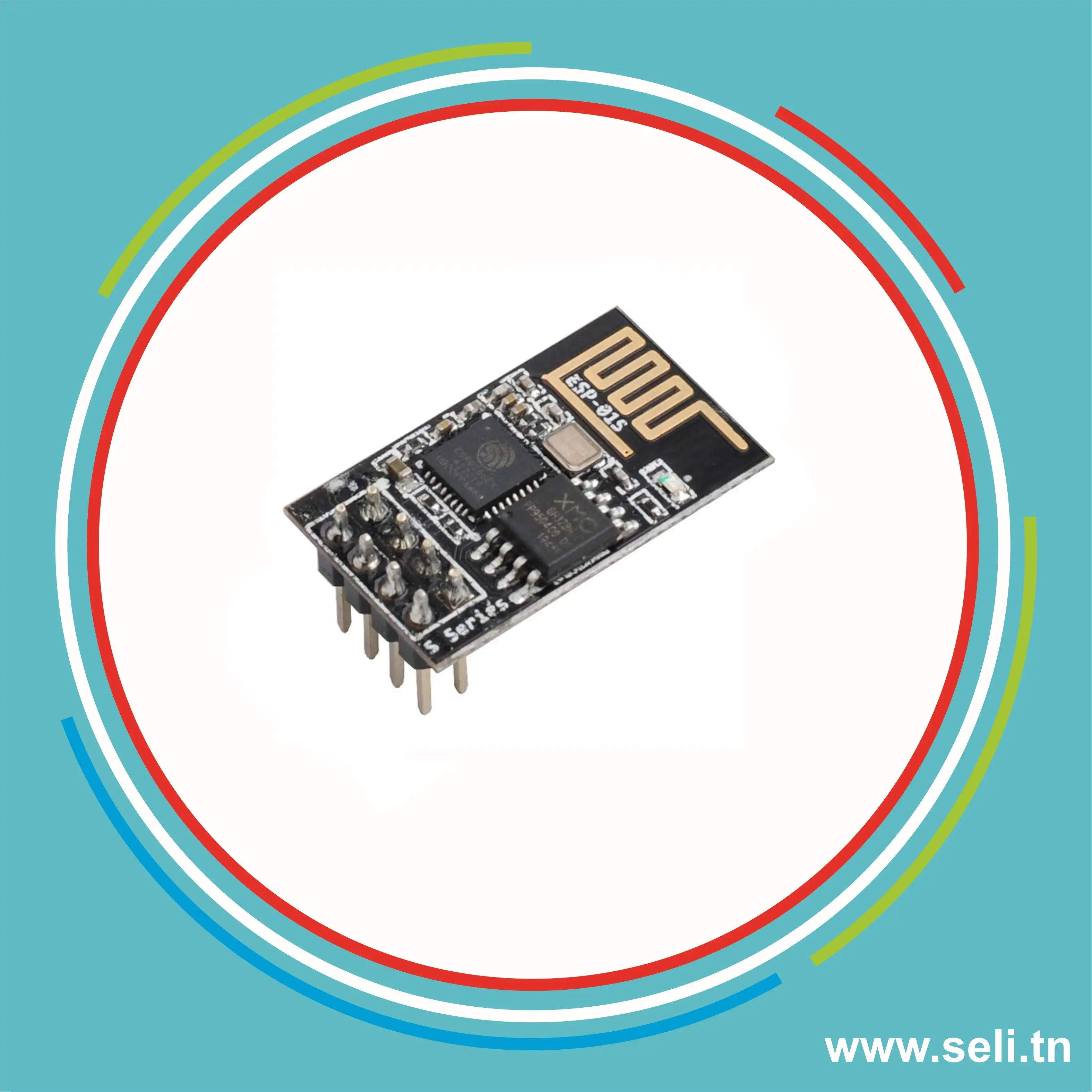 ESP-01S ESP8266 MODULE WIFI SERIE POUR ARDUINO.Arduino tunisie