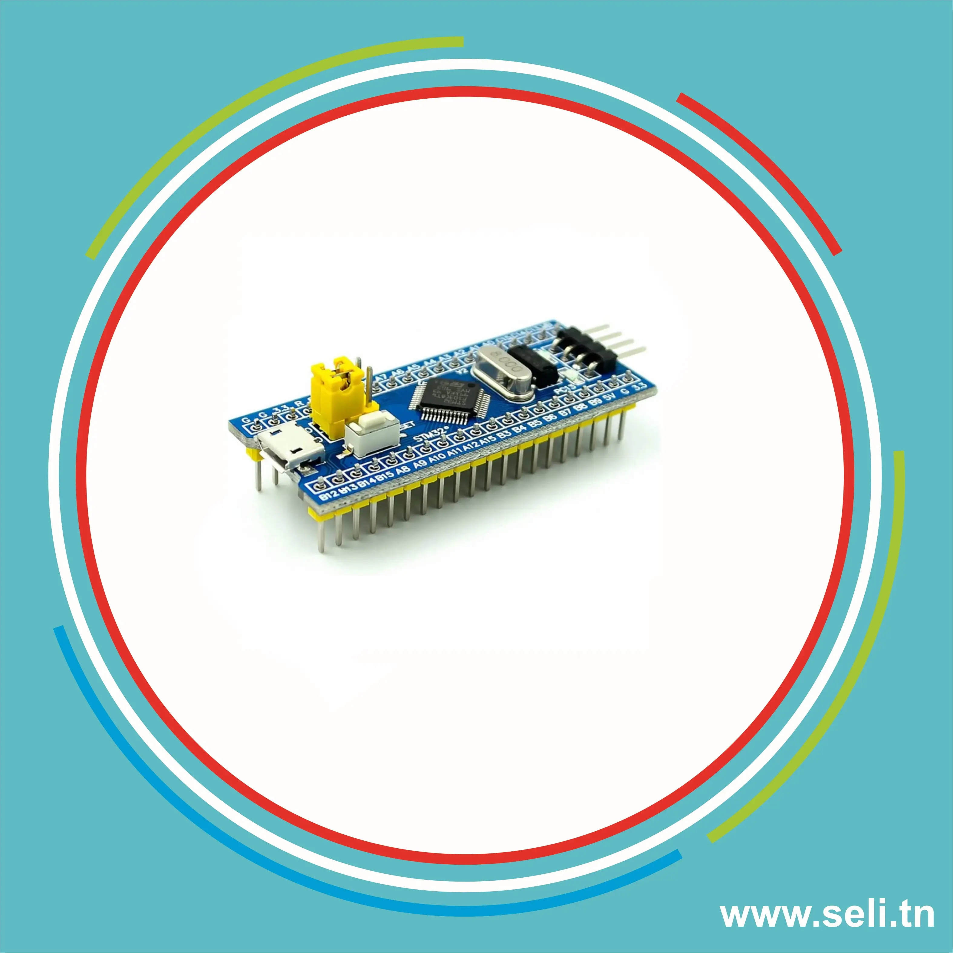 CARTE DE DEVELOPPEMENT TENSTAR STM32F103C8T6 PROFESSIONNELLEMENT SOUDEES.Arduino tunisie