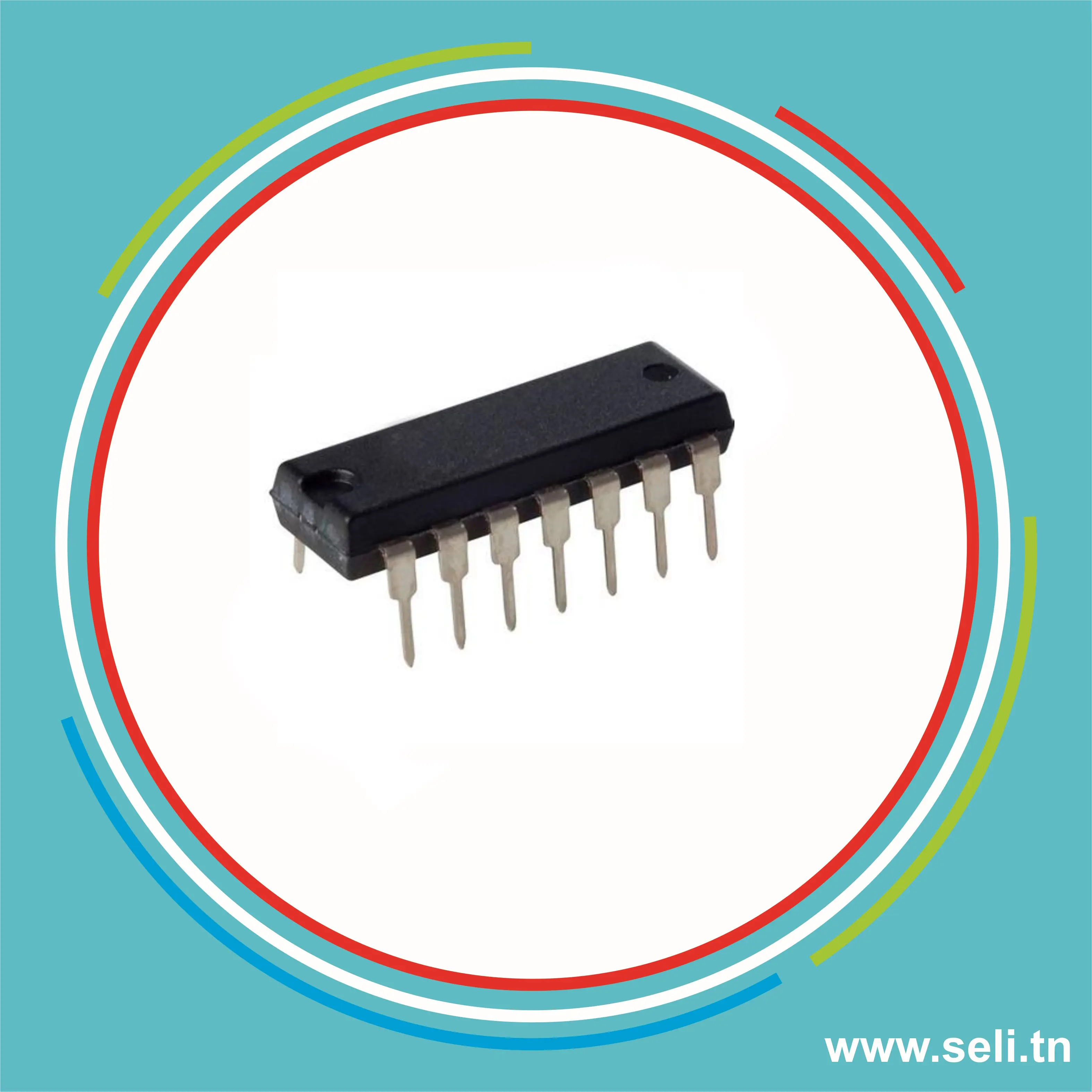 DS14C88N PILOTE 232 QUATRE DIP14 EQUIVALENT SN75188N.Arduino tunisie