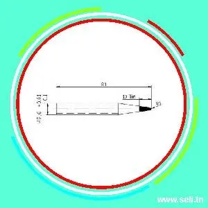 PANNE G1-1 POUR FER A SOUDER  ZD-709 10.6MM.Arduino tunisie