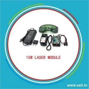 KIT LASER 15W 450NM.Arduino tunisie