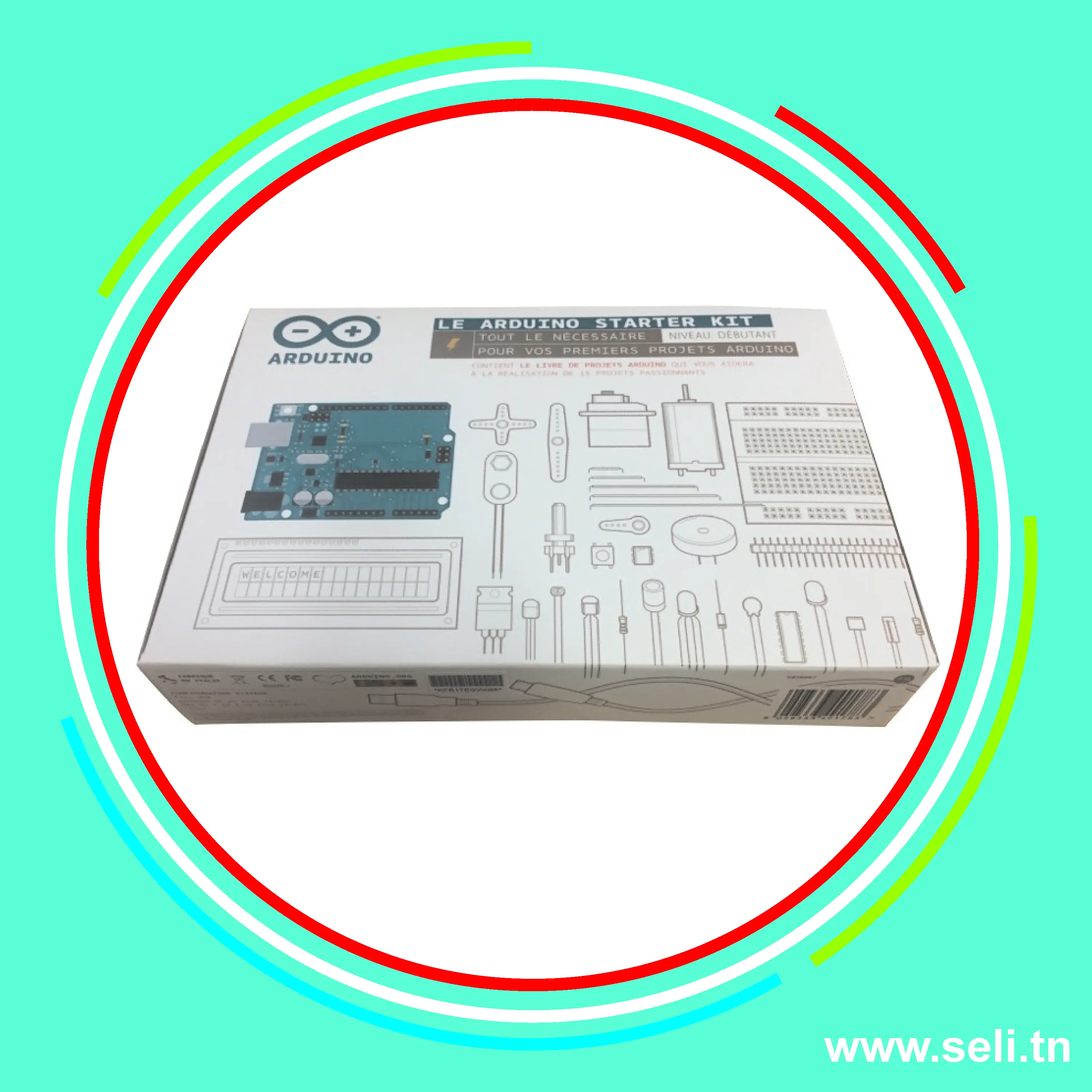 KIT ARDUINO POUR DEBUTANT OFFICIEL VF.Arduino tunisie