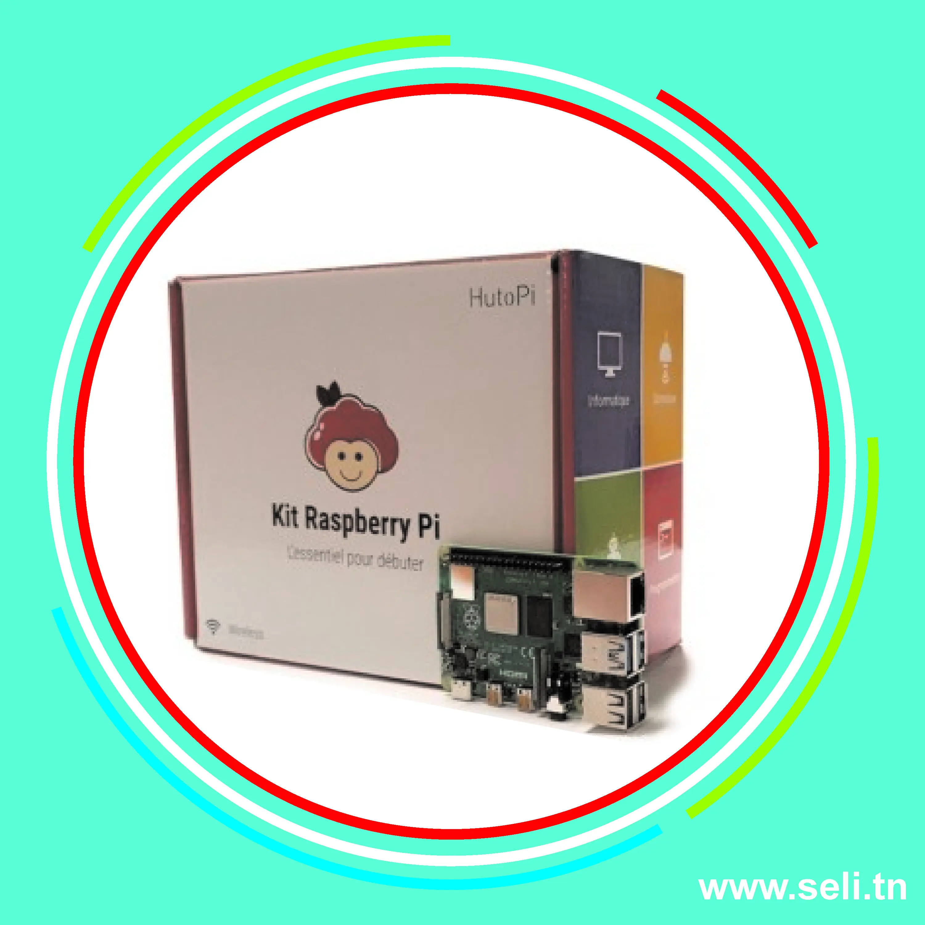 KIT OFFICIEL RASPBERRY PI4 - 1GB.Arduino tunisie