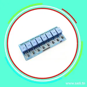 MODULE RELAIS 8 CANAUX 5V.Arduino tunisie